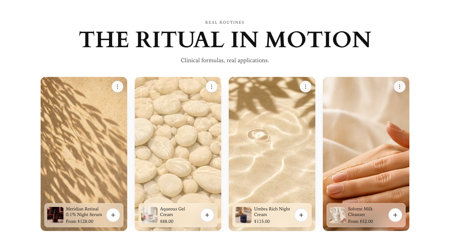 The Video reels section rendered at desktop width